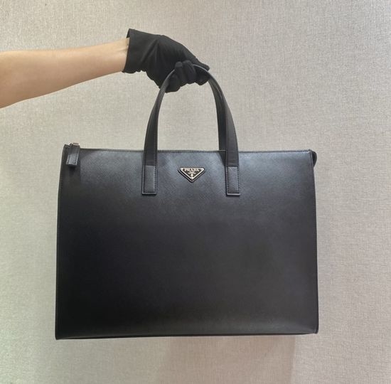 Prada Saffiano Leather Briefcase 2VG039