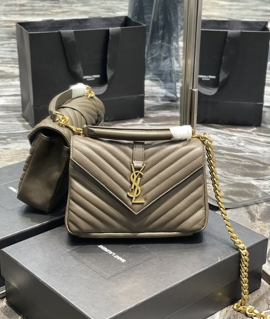 Yves Saint Laurent YSL Messenger Lambskin Bag 392737