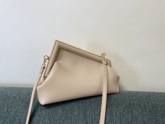 Fendi First Small Beige Shoulder Bag M80018