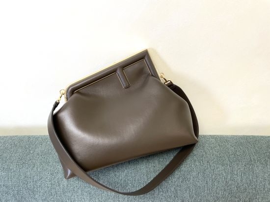Fendi First Large Bag Coffee Color M80019