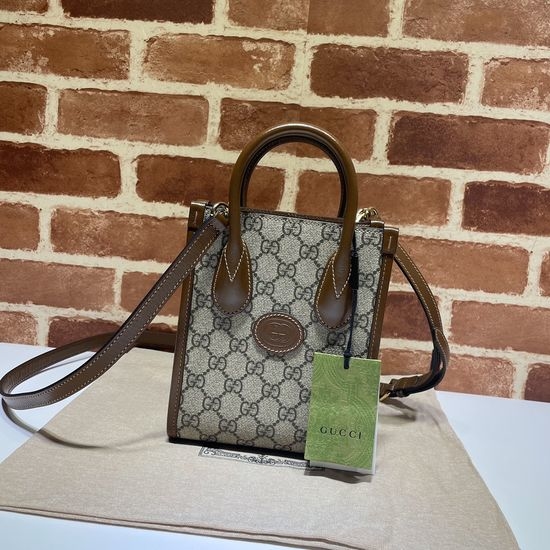 Gucci Crossbody Bag Coffee Brown Leather 671623