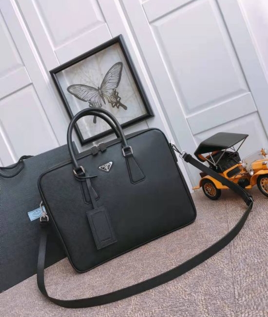 Prada Saffiano Leather Shoulder Bag 2VE011