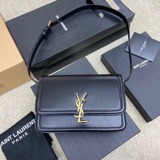 Yves Saint Laurent YSL SOLFERINO Textured Leather Shoulder Bag 634305