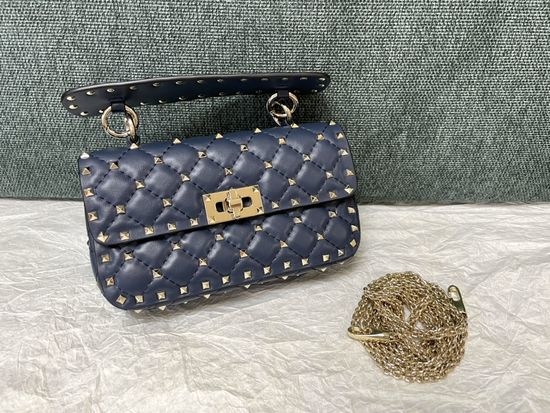 Valentino Classic Studded Sheepskin Handbag 0123