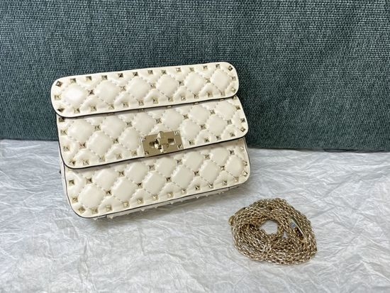 Valentino Classic Studded Lambskin Handbag 0123