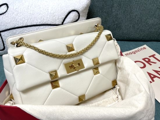 Valentino Roman Stud Nappa Leather Chain Bag 0188