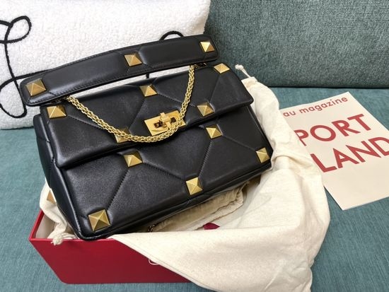 Valentino Roman Stud Nappa Leather Chain Bag 0188