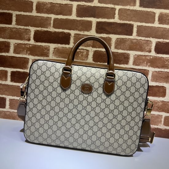 Gucci Original Leather Brown Tote Bag 674140