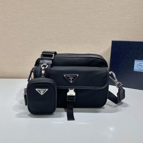 Prada Nylon Messenger Bag Functional Lightweight 2VH133B