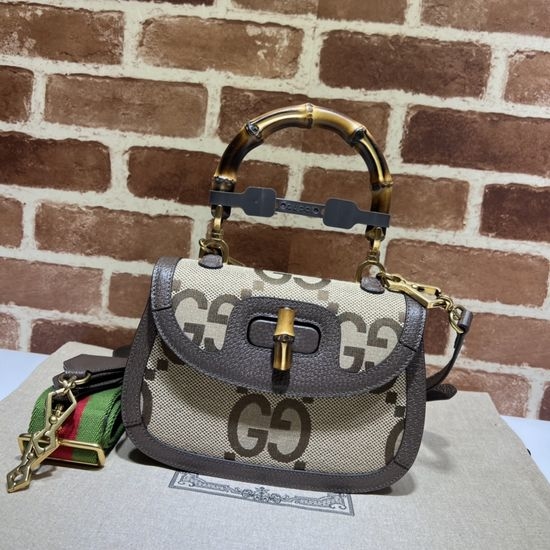 Gucci Apricot Canvas Bag 675797