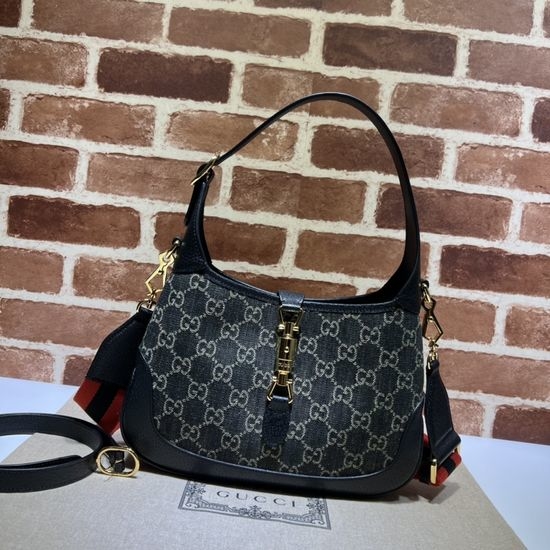 Gucci Casual Black Denim Shoulder Bag 678843