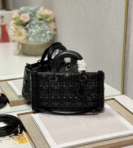 Christian Dior CD Lady DJoy Quilted Horizontal Bag 0540/3056
