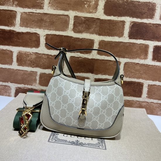 Gucci Handbag Beige Rubber Oat 685127