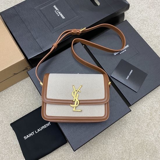 Yves Saint Laurent YSL Solferino Leather Crossbody Bag 634306