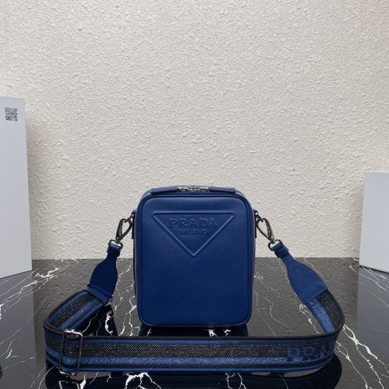 Prada Embroidered Strap Crossbody Bag 2VH154