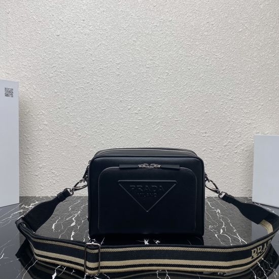 Prada Stitched Ribbon Crossbody Bag Elegant 2VH152