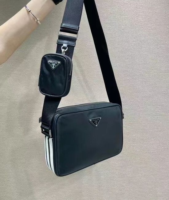 Prada Co-branded Crossbody Bag with Detachable Pouch 2VH142