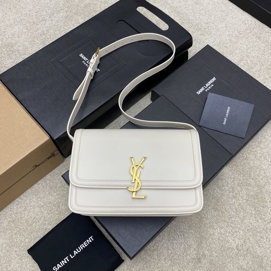 Yves Saint Laurent YSL Monogram Caviar Leather Shoulder Bag 634305