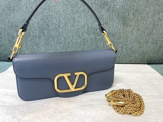 Valentino VLogoSignacar Soft Leather Shoulder Bag 1133
