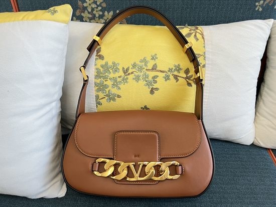 Valentino VLOGO CHAIN Calfskin Large Handbag 11884