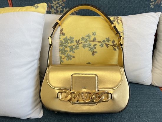 Valentino VLOGO CHAIN Calfskin Large Handbag 11882