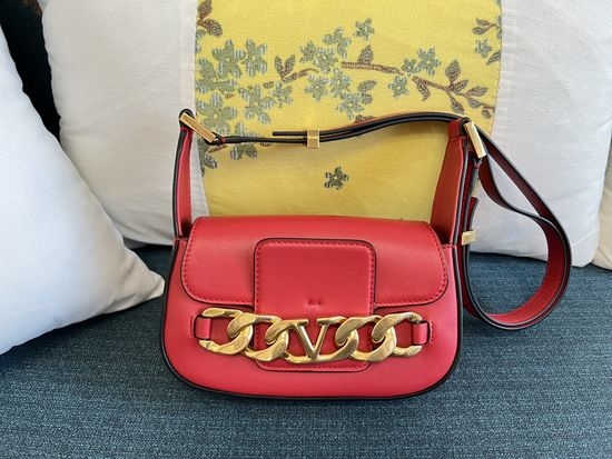 Valentino VLOGO CHAIN Small Calfskin Handbag 1081