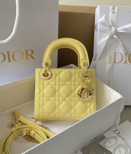 Christian Dior CD Patent Leather Mini Handbag 6603