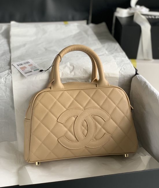 Chanel Hilton Grain Leather Handbag AS3034