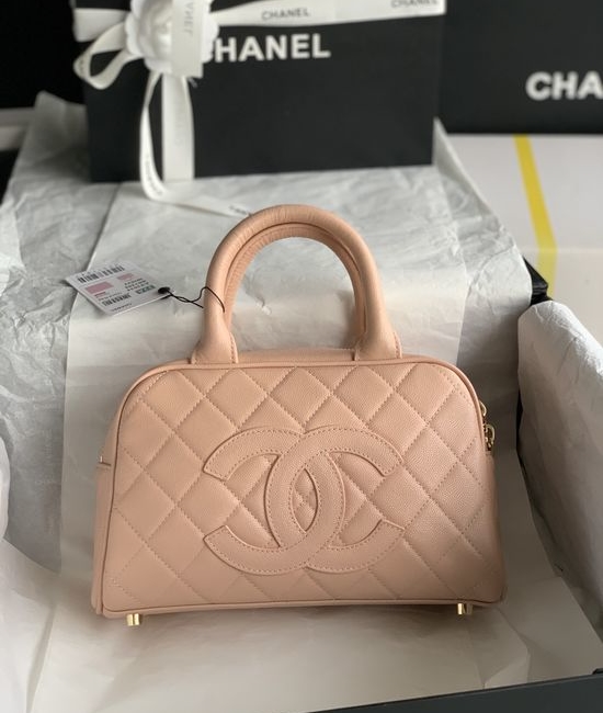 Chanel Hilton Grain Leather Handbag AS3034