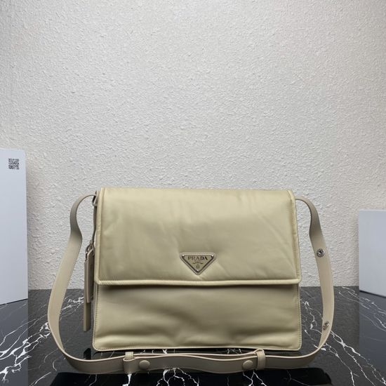 Prada Cini Re-Nylon Flap Shoulder Bag 1BD256
