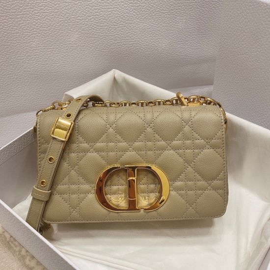 Christian Dior CD Caro Quilted Leather Chain Bag 6863