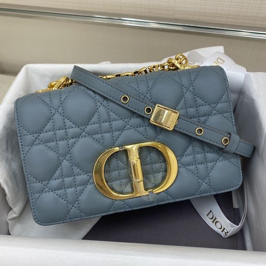 Christian Dior CD Caro Quilted Leather Chain Bag 6861