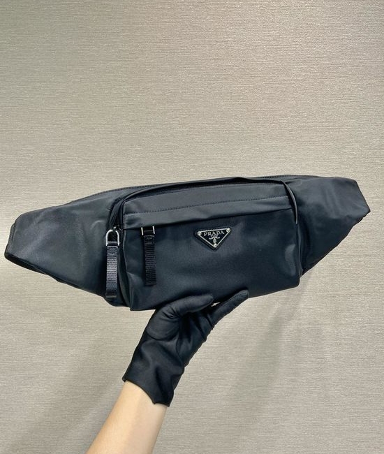 Prada Nylon Waist Bag Front Pocket 2VL978