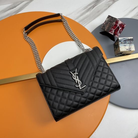 Yves Saint Laurent YSL Envelope Bag Grain Leather 487206.ZX