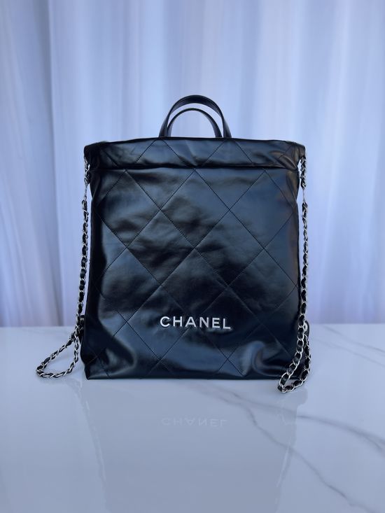 Chanel Classic Elegant Leather Large Tote AS3313