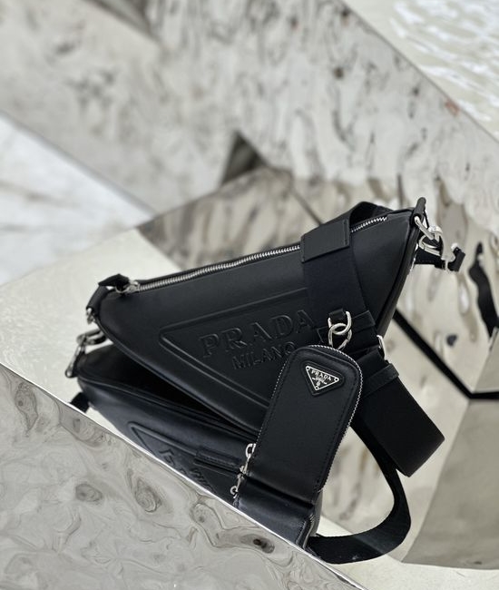 Prada Calfskin Triangle Bag 1BH190
