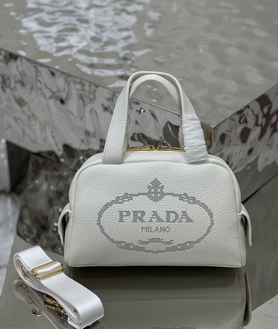 Prada Carved Logo Leather Bag 1BH078