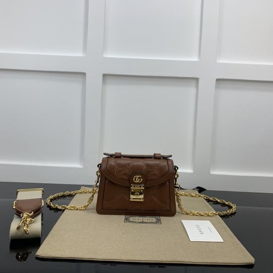 Gucci GG Matelasse Small Top Handle Bag 724499