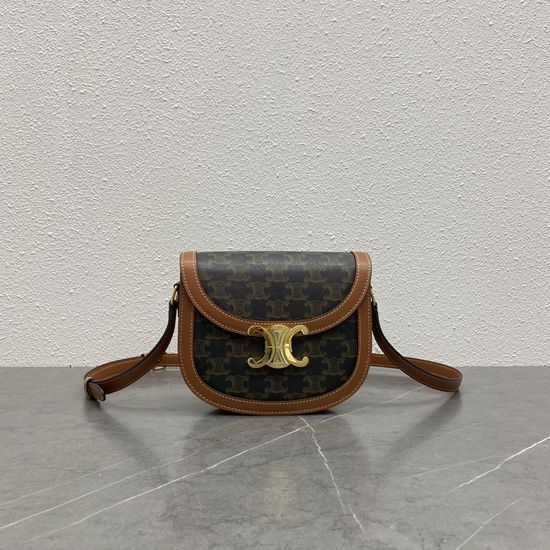 Celine Triomphe Saddle Shoulder Bag 110413