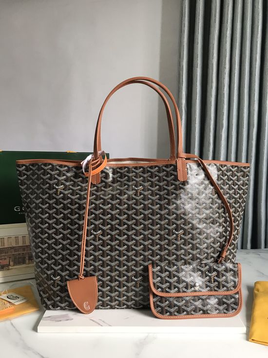 Goyard Tote Premium Textured Leather Bag 4099