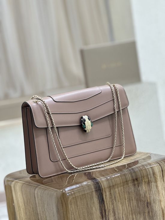 Bvlgari Serpenti Forever Double Flap Shoulder Bag 35362