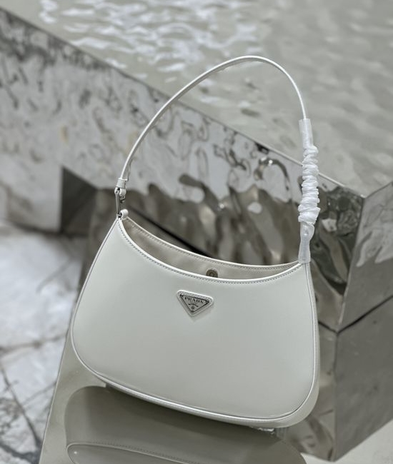 Prada Cleo Smooth Leather Shoulder Bag 1BC499