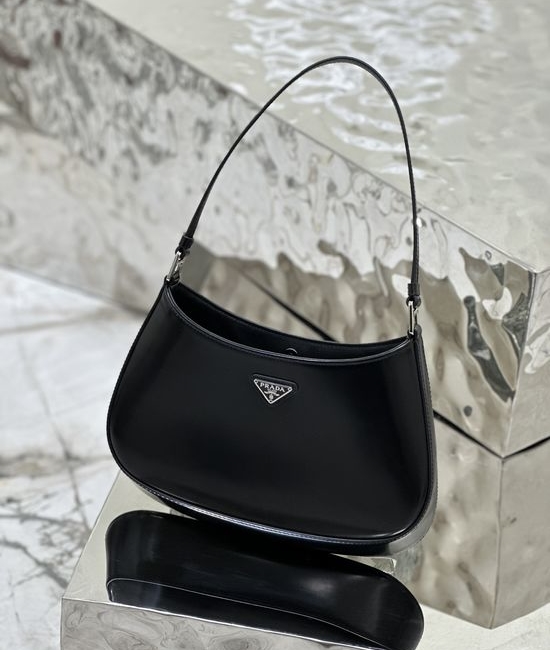 Prada Cleo Smooth Leather Shoulder Bag 1BC499