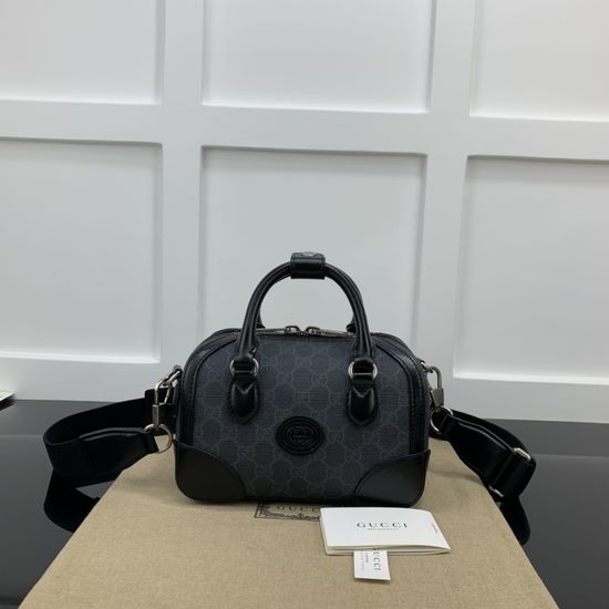 Gucci Ophidia GG Supreme Mini Top Handle Boston Bag 723307