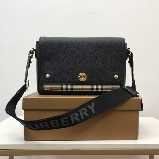 Burberry Vintage Check Grain Leather Crossbody Bag 80211101