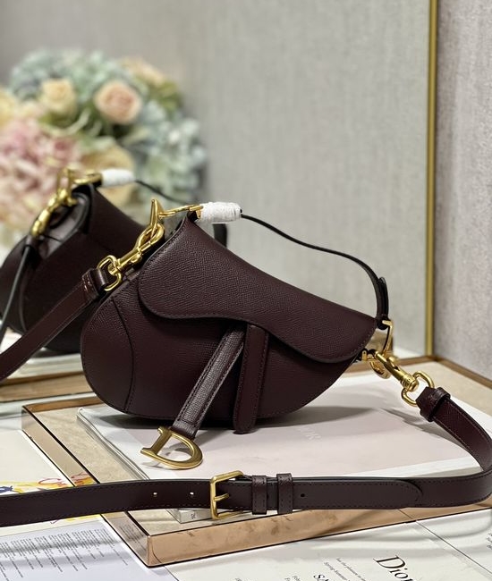 Christian Dior CD DS Saddle Bag Small Strap 3397