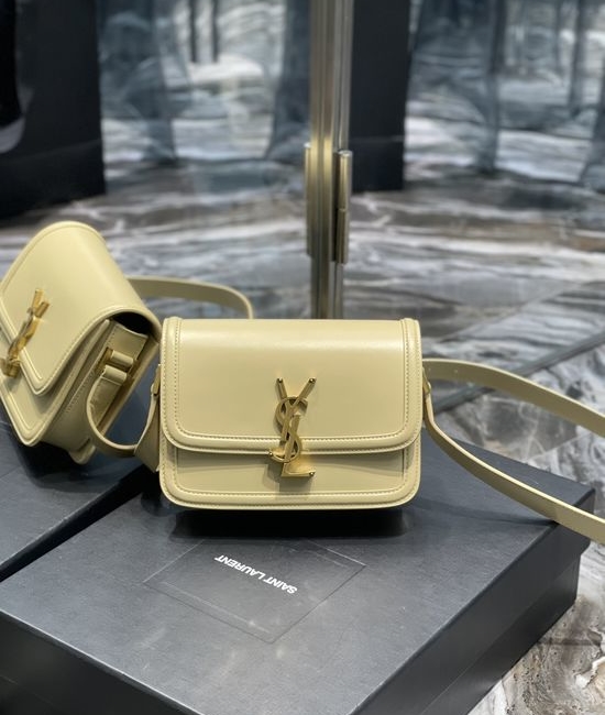 Yves Saint Laurent YSL Solferino Leather Shoulder Bag 634306