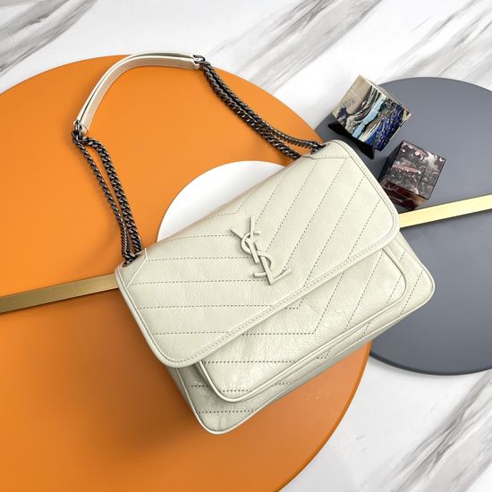 Yves Saint Laurent Niki Retro Leather Chain Shoulder Bag 498894