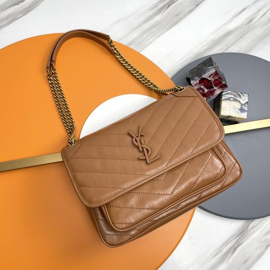 Yves Saint Laurent Quilted Chevron Shoulder Bag 498894zx