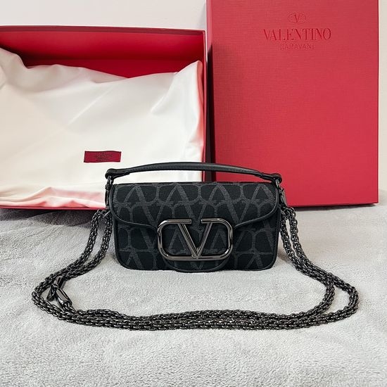 Valentino Garavani Mini Locò Leather Handbag 1133s